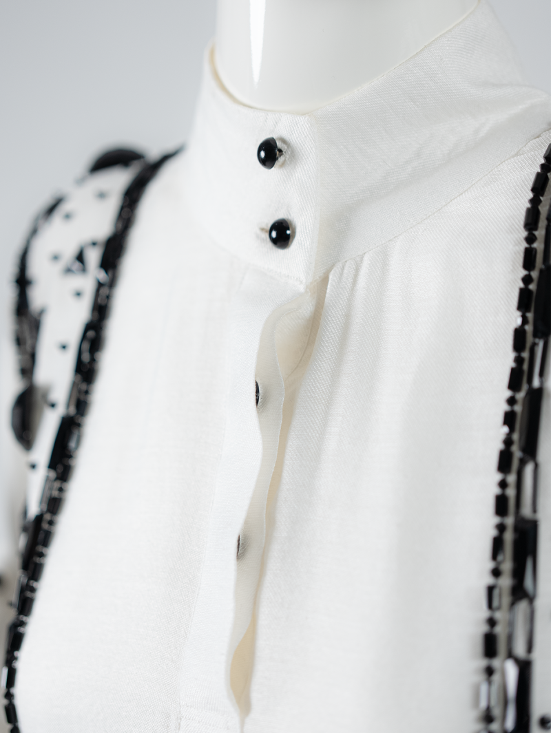 White Long-Kurti Tunic - Image 3