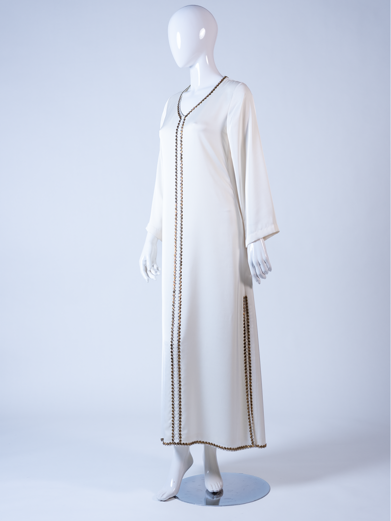 Off-White Long-Kurti Tunic