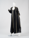 Black Linen Abaya