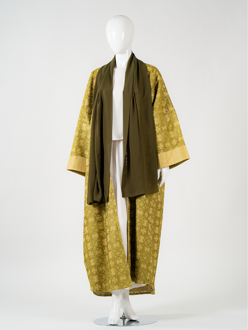 Henna-Green abaya